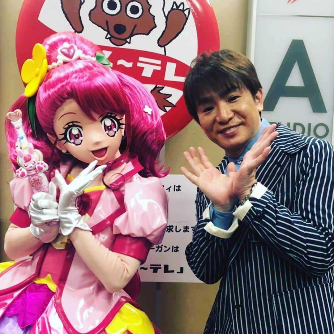 濱口優さんのインスタグラム写真 - (濱口優Instagram)「#デルサタ #デルサタ11 #プリキュア #キュアグレース #野田アナ　#お疲れ様です #ロバート馬場ちゃん  #楽々ごはん #いつも美味しいそう #初試食　#めっちゃ美味しい」3月15日 2時01分 - hamaguchi_masaru