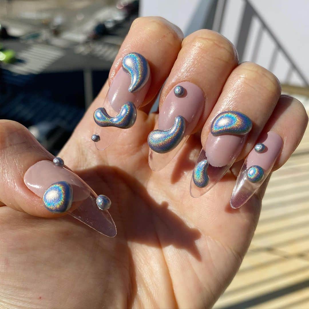 Eichi Matsunagaのインスタグラム：「Nails for @jean.toir 💗」