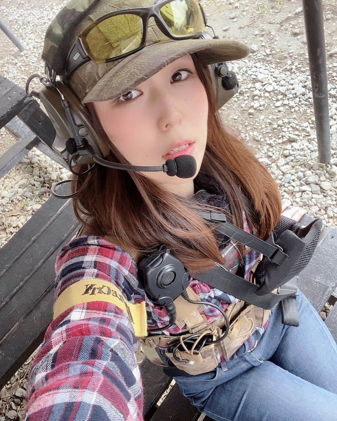 のインスタグラム：「I’ll go to play survival game next Tuesday!!﻿ I’m sooooooo excited 😎✨﻿ I’m going to go Tokyo Savage Park💪﻿ ﻿ ﻿ #東京サバゲパーク﻿ #サバゲー﻿ #サバゲーマー﻿ #サバイバルゲーム﻿ #サバゲー女子﻿ #ミリタリー﻿ #サバゲー女優﻿ #サバ嬢﻿ #女優﻿ #秋田﻿ #モデル﻿ #model﻿ #MC﻿ #japanesegirl﻿ #メガネ女子﻿ #サバゲー装備﻿ #KRYTAC﻿ #tridentmk2crb﻿ #airsoft﻿ #airsoftjapan﻿ #サバゲーしたい﻿ #サバゲーマーさんと繋がりたい﻿ #写真好きな人と繋がりたい」