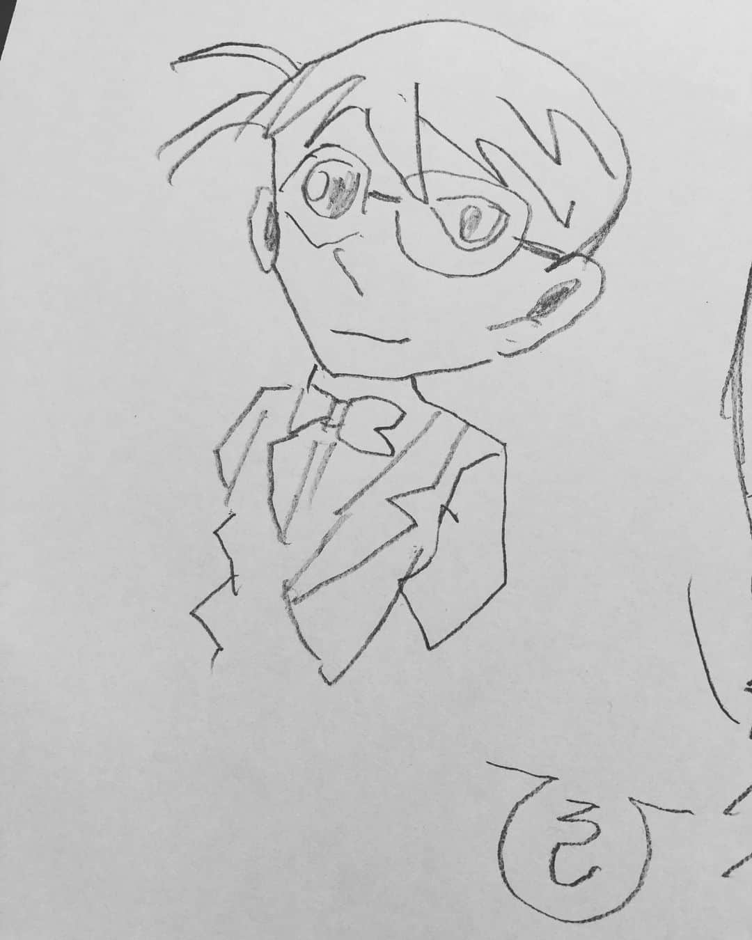 のインスタグラム：「1枚目→俺 2枚目→息子10歳 #描いてみました」