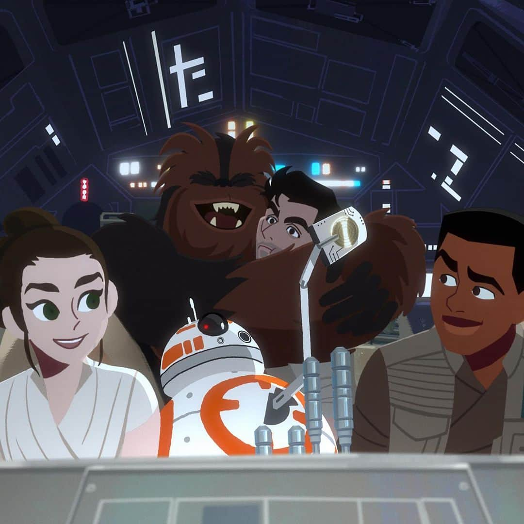 スター・ウォーズさんのインスタグラム写真 - (スター・ウォーズInstagram)「Join Rey, Kylo Ren, BB-8, Leia Organa, and more as Star Wars #GalaxyOfAdventures returns with exciting all-new shorts. Watch the first three now on the Star Wars Kids YouTube channel!」3月15日 12時38分 - starwars