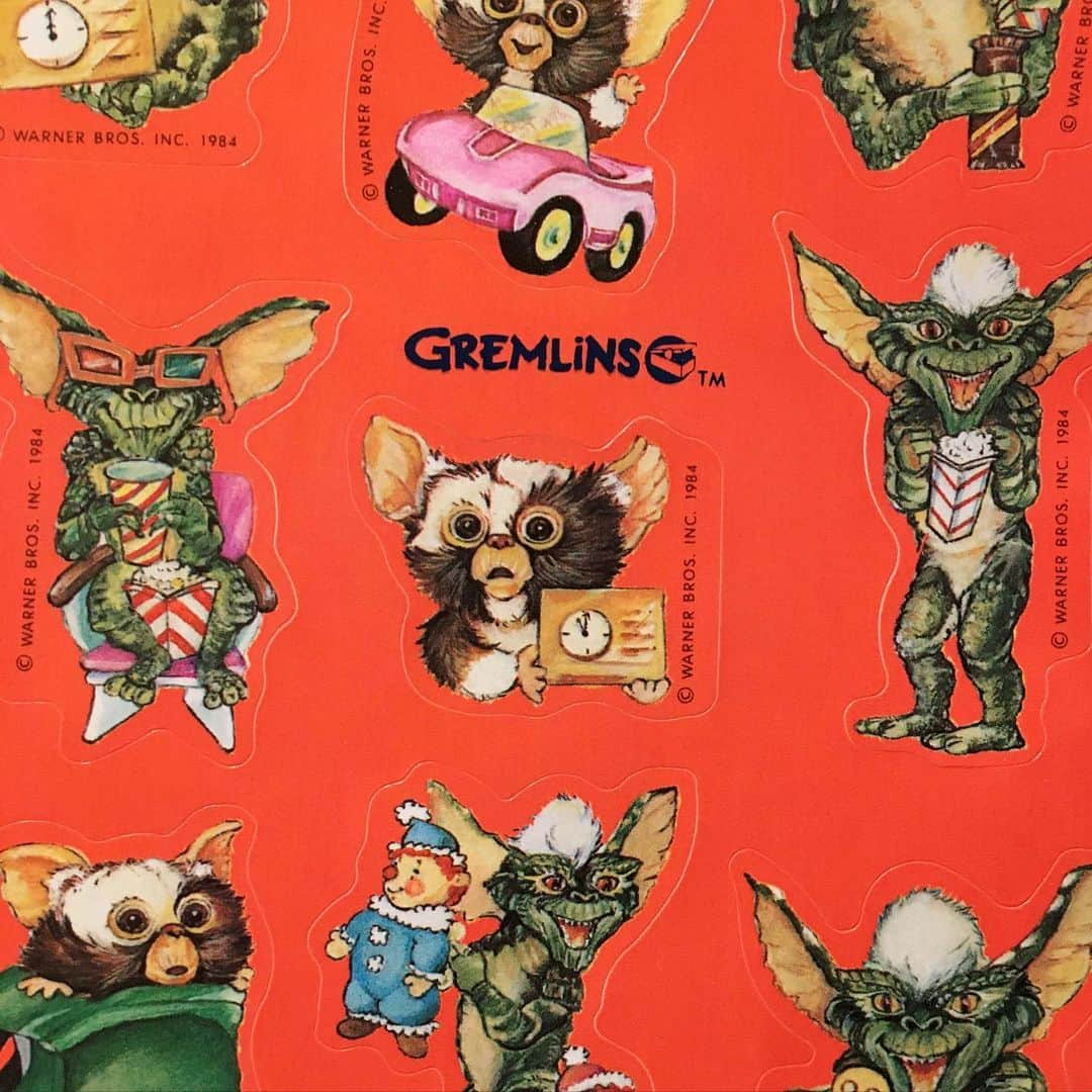 おもちゃやSPIRALさんのインスタグラム写真 - (おもちゃやSPIRALInstagram)「80's GREMLiNS Stickerも入荷しました！」3月15日 13時03分 - spiral_toy