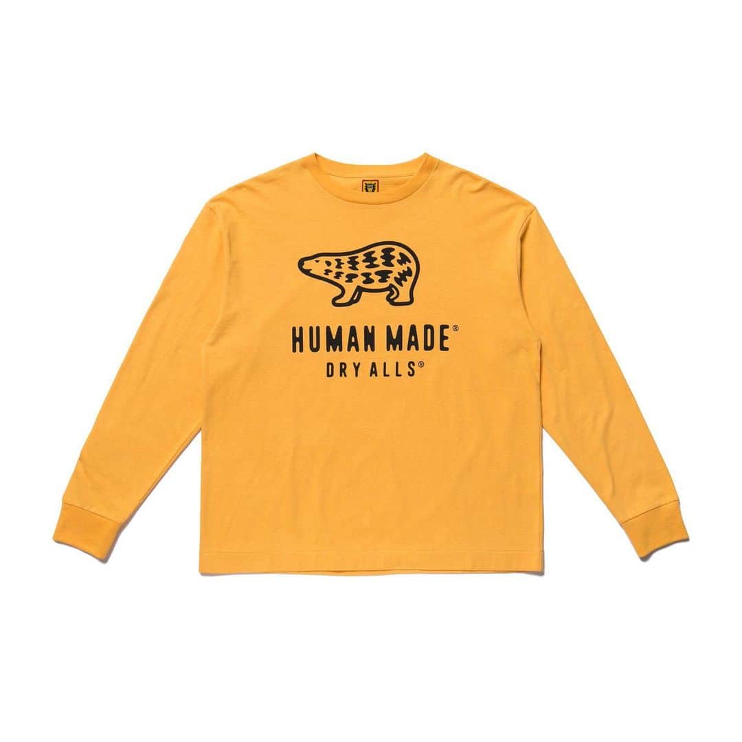 HUMAN MADEさんのインスタグラム写真 - (HUMAN MADEInstagram)「"LONG-T #3" now available in store and online. www.humanmade.jp  定番人気を誇るロングスリーブTシャツです。フロントに施されたグラフィックが特徴です。 Long sleeve t-shirt available with front print.」3月15日 13時22分 - humanmade
