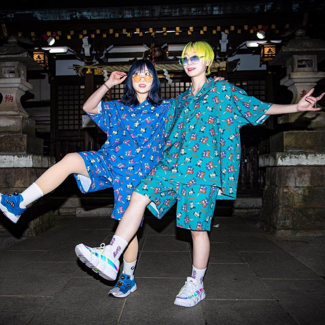 コショージメグミさんのインスタグラム写真 - (コショージメグミInstagram)「PUNK DRUNKERS × KUDAN モデルさせていただきました😻 仲良しのバジルと！  @mengeny 📸 #punkdrunkers #kudan」3月15日 15時19分 - coshotaaaan