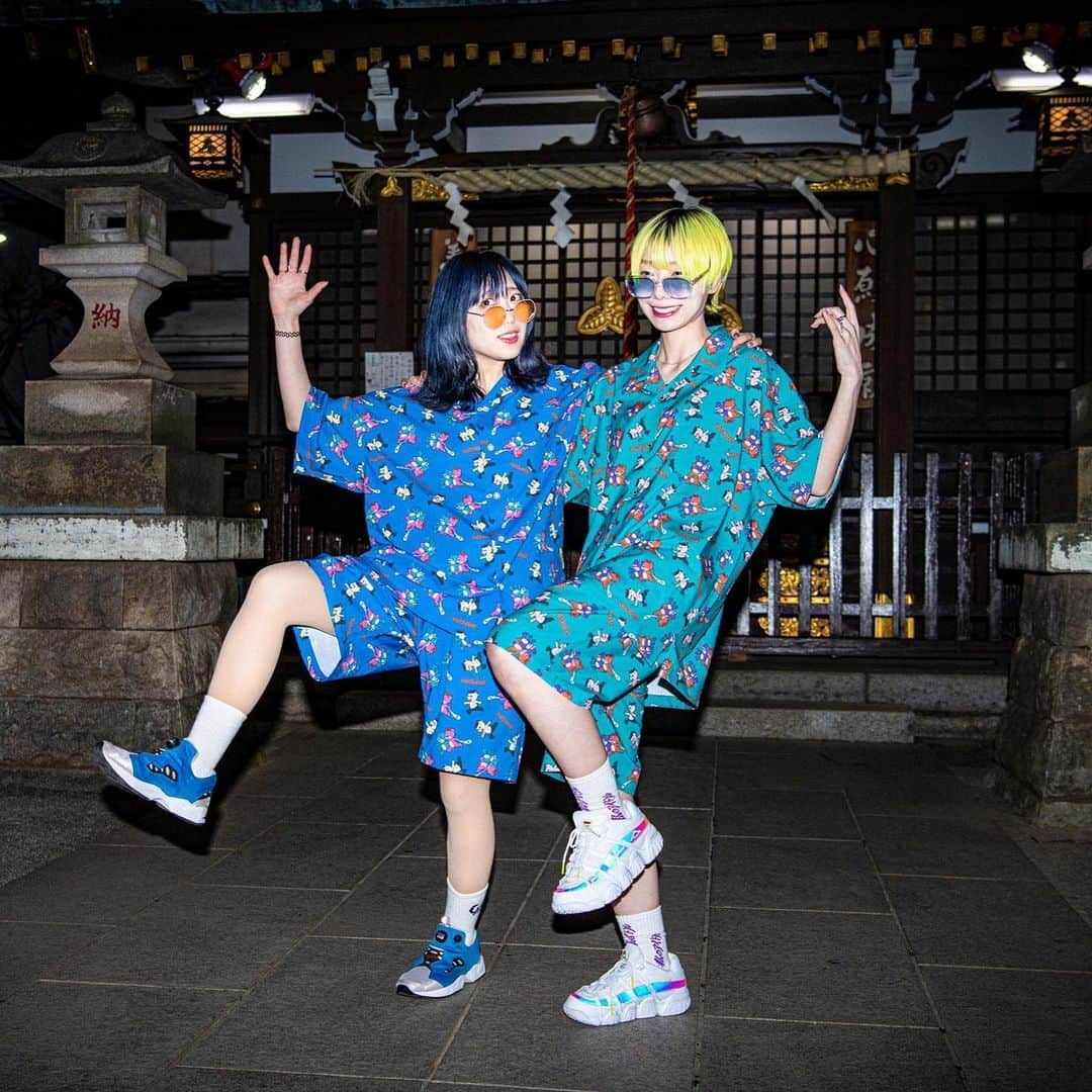 コショージメグミさんのインスタグラム写真 - (コショージメグミInstagram)「PUNK DRUNKERS × KUDAN モデルさせていただきました😻 仲良しのバジルと！  @mengeny 📸 #punkdrunkers #kudan」3月15日 15時19分 - coshotaaaan