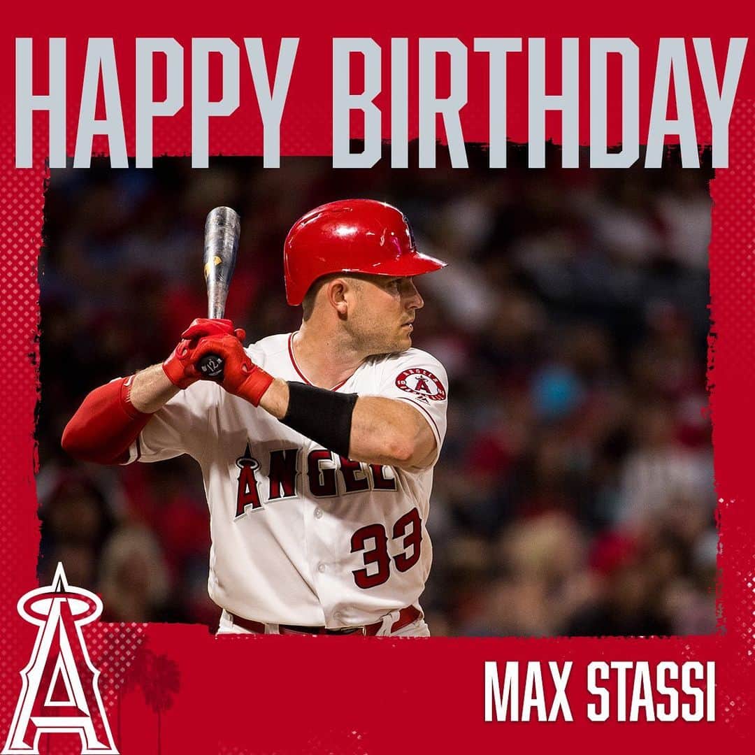 ロサンゼルス・エンゼルス・オブ・アナハイムさんのインスタグラム写真 - (ロサンゼルス・エンゼルス・オブ・アナハイムInstagram)「Happy birthday, @maxstassi10!」3月16日 2時33分 - angels