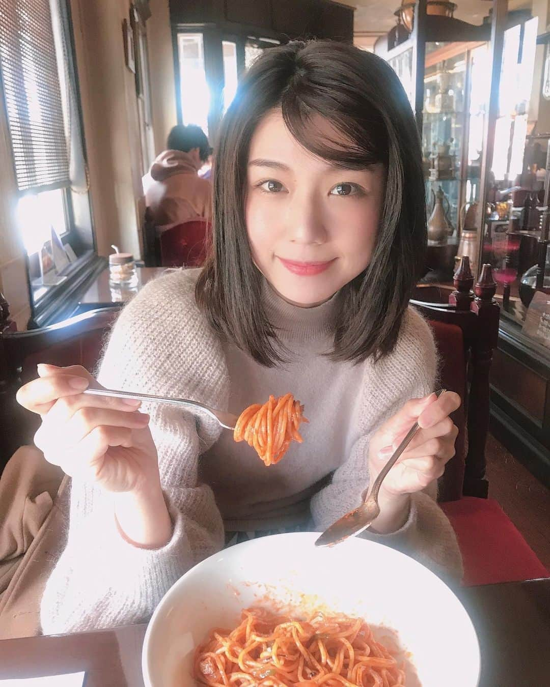 藤木由貴さんのインスタグラム写真 - (藤木由貴Instagram)「ナポリタン✨ . #沼津 #喫茶店 #ランチ #藤木由貴 #coffee #欧蘭陀館 #地元」3月15日 19時48分 - yuki.grm