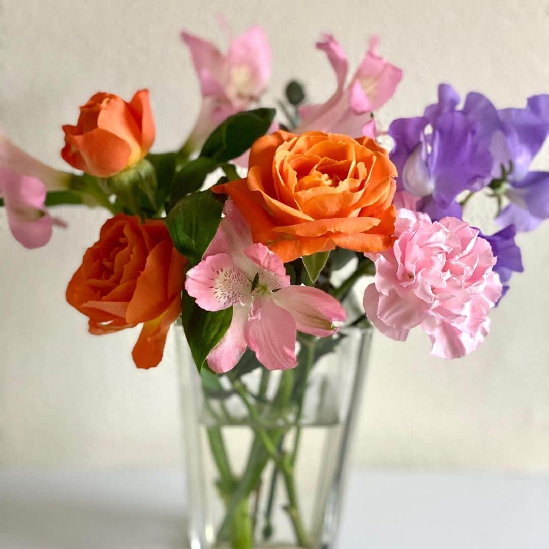 牛窪万里子さんのインスタグラム写真 - (牛窪万里子Instagram)「スイートピー、クレマチス カートマニージョー…お花屋さんには沢山の春の花々が並んでます。私の部屋にも飾って春の気分を味わってます♪  #春  #春が来た  #花 #春の花  #スイートピー #クレマチスカートマニージョー  #美しい #部屋に飾りました  #気分が明るくなる #花のある暮らし  #花のパワー #flowers  #flowerstagram #花いっぱいプロジェクト  #農林水産省」3月15日 20時00分 - mariko_ushikubo
