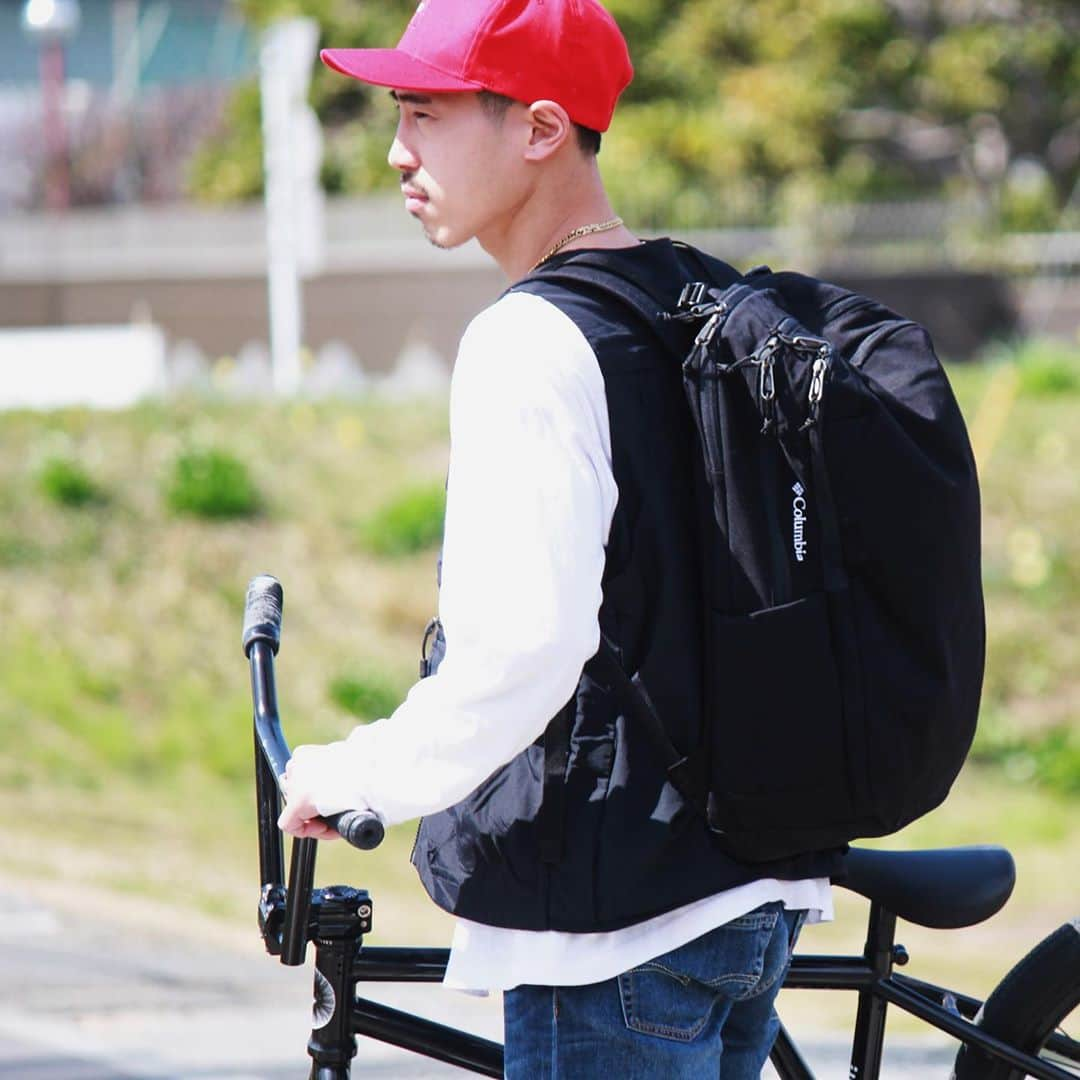 田丸なおとさんのインスタグラム写真 - (田丸なおとInstagram)「I got new bag-pack by @columbia_jp @columbia.tokyo  Perfect size when I’m pedaling wherever.  #columbia#columbiatokyo#bagpack」3月15日 21時00分 - naototamaru