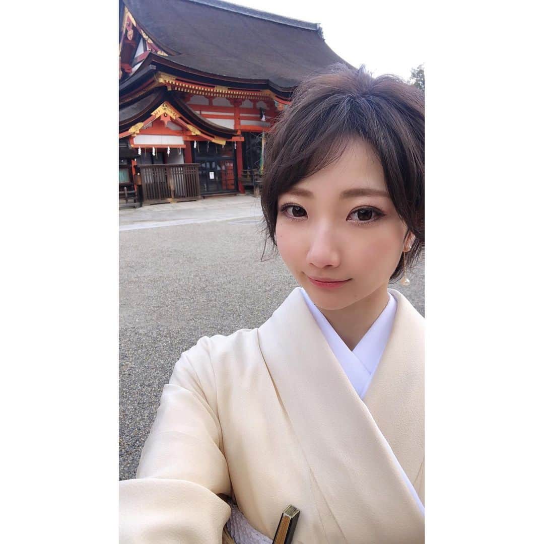 村本れいのインスタグラム：「﻿ ﻿ 兄上の結婚式⛩﻿ ﻿ 色留袖を着ました」