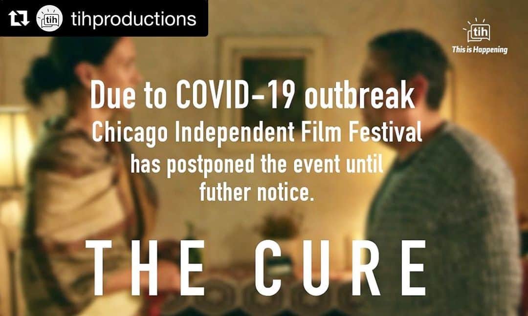 ダナイ・ガルシアさんのインスタグラム写真 - (ダナイ・ガルシアInstagram)「We are sorry to announce that the Chicago Independent Film (+TV) festival is been postponed until further notice  due to the Covid-19 outbreak. On behalf of @tihproductions - we wanted to thank you for your support and understanding. It’s time to take care of each other. Stay strong my friends.  Danay García. 🎬 #thisishappening #festivals #comingsoon #danaygarcia #quotes #thecure #cinema #community #love #staystrong #togetherness #light #cameras #action  #production #growth #chicago #thisisus  This is happening.」3月15日 21時55分 - danaygarcia1
