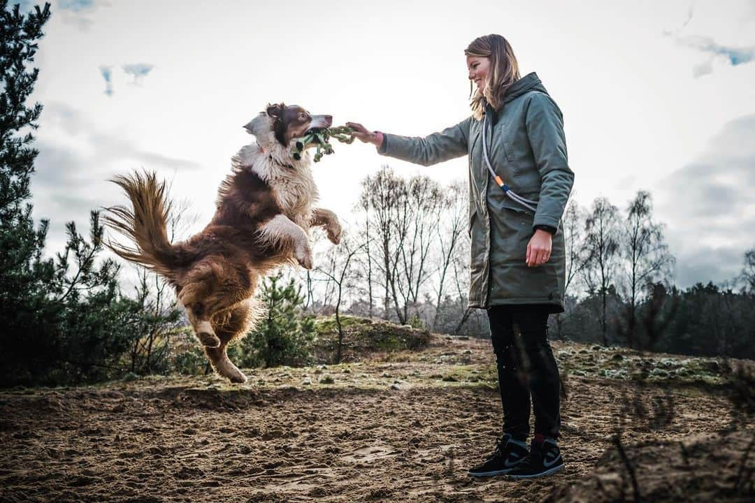 ダフネ・シパーズさんのインスタグラム写真 - (ダフネ・シパーズInstagram)「Less social contacts and less family time in the weekends in these crazy and unpredictable times 😔 Playing around with Mexx now 🐶 Please stay safe everyone! 🍀💪🏻」3月15日 22時20分 - dafne_schippers