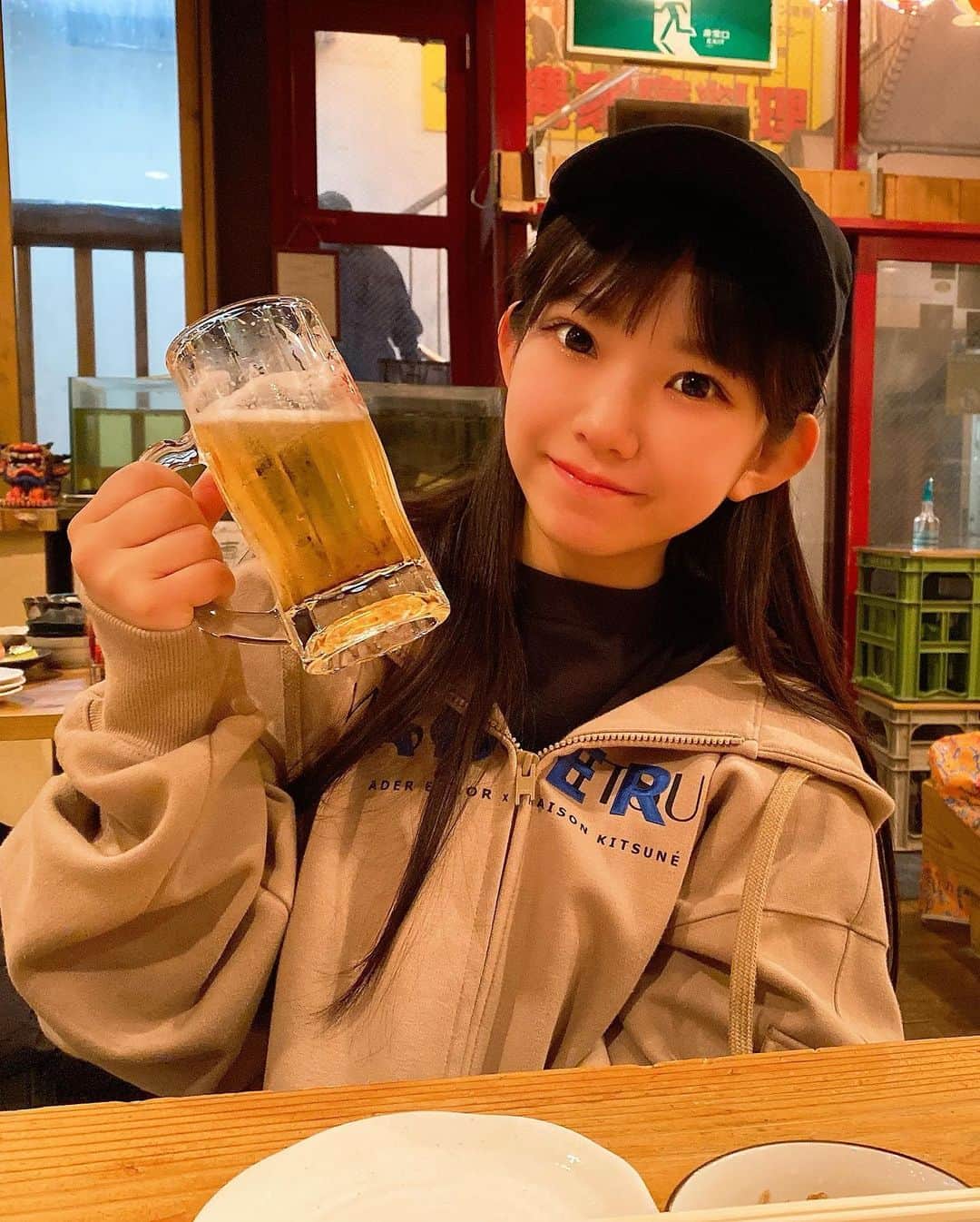 長澤茉里奈さんのインスタグラム写真 - (長澤茉里奈Instagram)「ビール大好き〜」3月15日 22時21分 - marinanagasawa1008