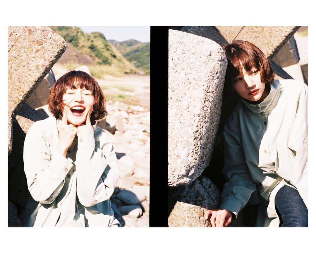のインスタグラム：「海 #film #35mm #ハーフカメラ」