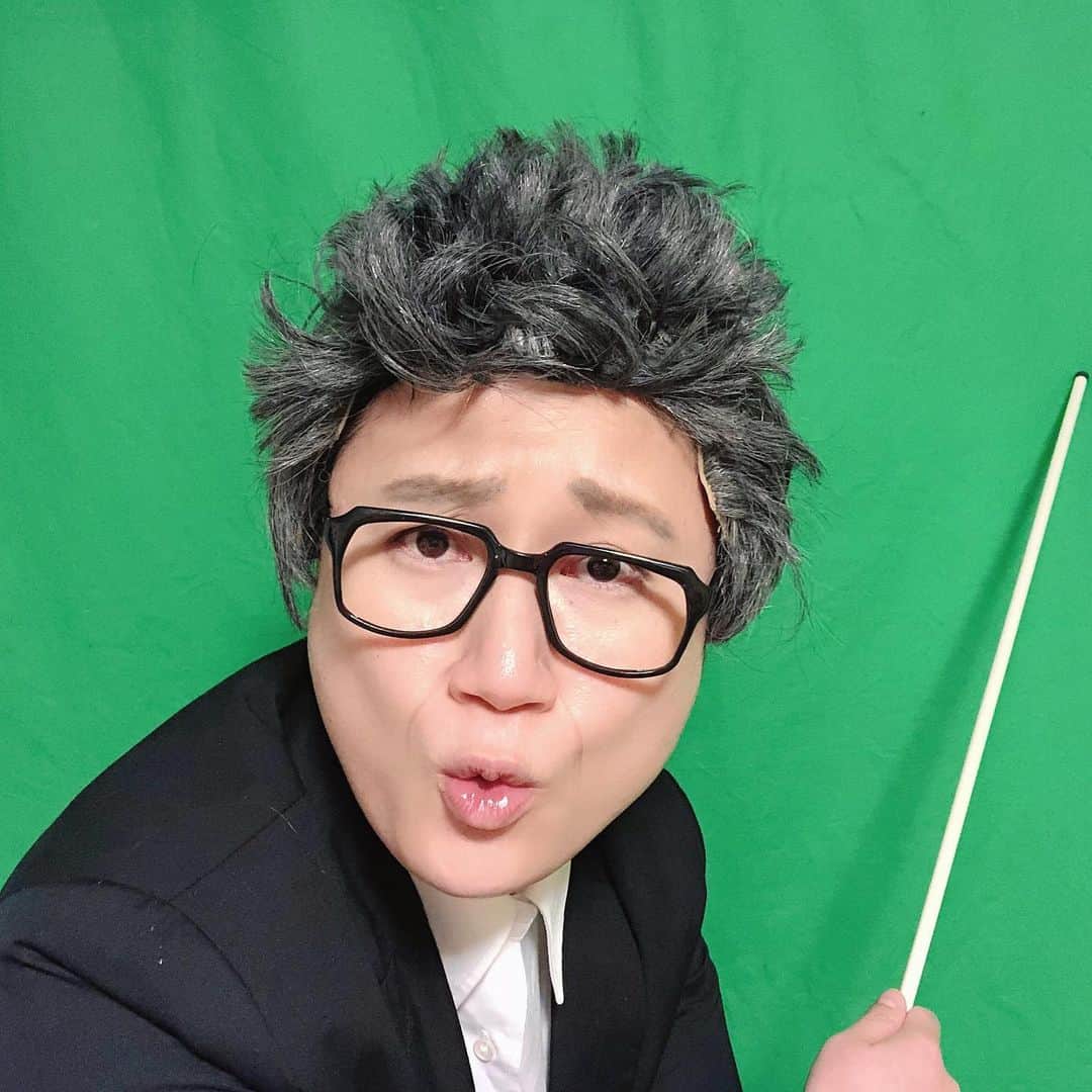 イーちゃんのインスタグラム：「‪言われたのをやりつづけたものまね 森田気象予報士 #森田気象予報士  #ものまね #ものまねメイク」
