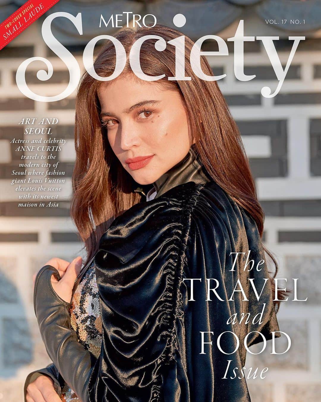 アン・カーティスのインスタグラム：「Art & Seoul. Shot a @metrosocietyph cover in one of my favorite cities, wearing one of my fave brands when I was there for the opening of Maison @louisvuitton 🥰  P.S - Wala Lang. Feeling the Yoon Se-Ri vibe in the piccies ❤️. Ako Lang naman yun 😋 Pagbigyan. . 📸: Sewon Jun @swre_. 💄: @robbiepinera and @heley_s_jung. 💆🏻‍♀️: @santiagoraymond 👗👠: @roy_back dressed in @louisvuitton」