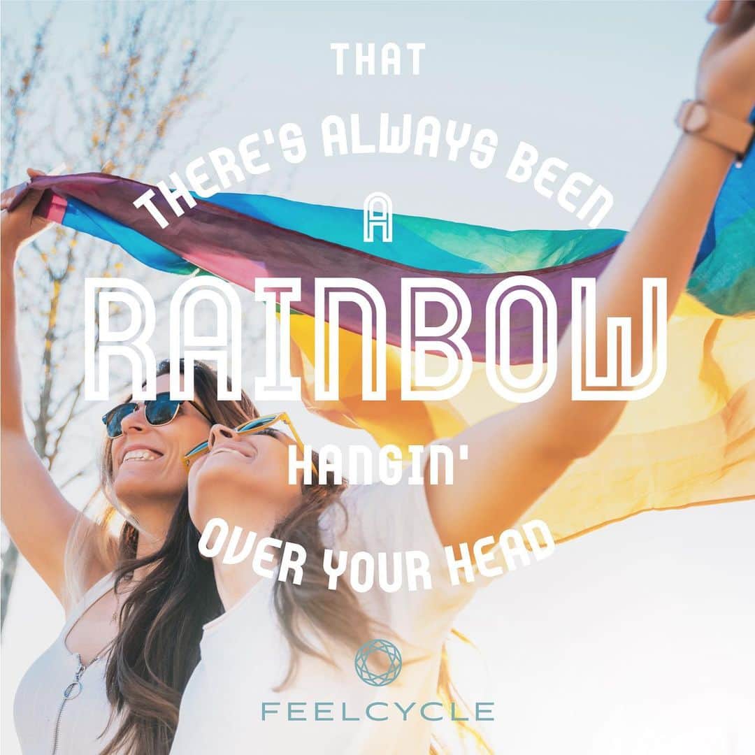 FEELCYCLE (フィールサイクル) さんのインスタグラム写真 - (FEELCYCLE (フィールサイクル) Instagram)「. That there's always been a rainbow hangin' over your head. . -いつだってあなたの上には虹がかかっている。- . #feelcycle #フィールサイクル #feel #cycle #mylife #morebrilliant #itsstyle #notfitness #暗闇フィットネス #バイクエクササイズ #フィットネス #ジム #45分で約800kcal消費 #滝汗 #ダイエット #デトックス #美肌 #美脚 #腹筋 #ストレス解消 #リラックス #集中 #マインドフルネス #音楽とひとつになる #格言 #名言 #人生 #輝く #ポジティブ」3月16日 5時50分 - feelcycle_official