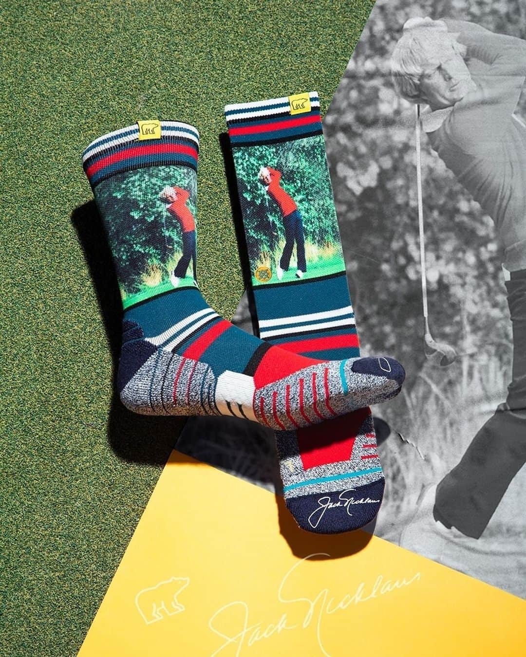 Stance Japanさんのインスタグラム写真 - (Stance JapanInstagram)「帝王ジャック二クラウス⛳️ ゴルフ専用🧦 #ありきたりはつまらない  Always down for tee time🏌️‍♂️ Pick up the @Jacknicklaus Performance Golf collection before it's gone. Available now at our link in bio. ⛳️」3月16日 21時51分 - stance_japan