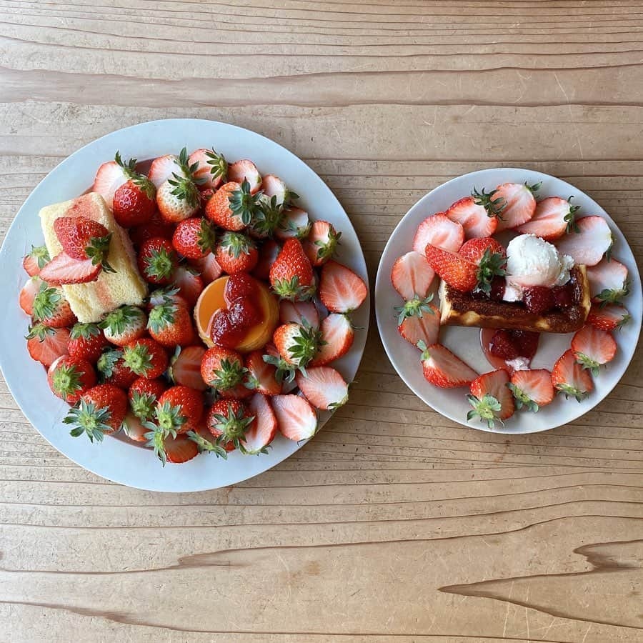 よねいはるかさんのインスタグラム写真 - (よねいはるかInstagram)「贅沢なフルーツ盛り🍓🥣♡ また行きたい..！」3月16日 22時29分 - rabbit____2