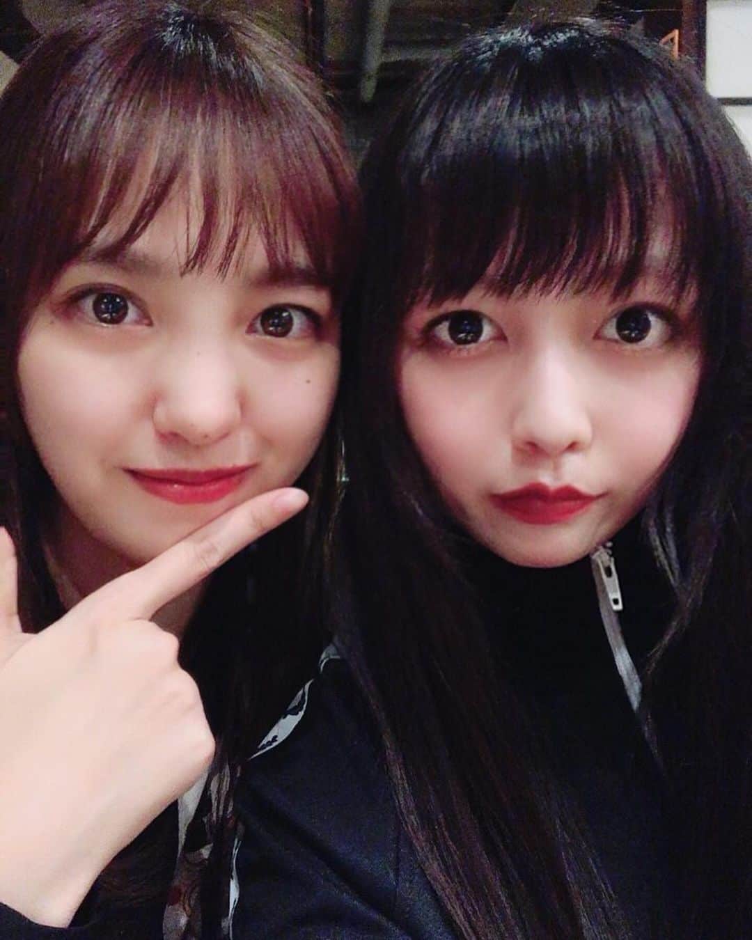 飯窪春菜のインスタグラム：「🍶🍷🥃 ・ ・ 南波志帆さんと飲み散らかそうの会🍼 ・ いつもいつも楽しいなあ〜🥰🥰🥰 私の重い愛を全て受け止めてくれるしほさんらぶ🥺♥️ ・ ・ ・ #飲み散らかそう会 #日本酒 が好き #ワイン も好き #しほさんは甘いのが好き #私は辛口 #南波志帆 さん #はるなの毎日  #飯窪ってる」