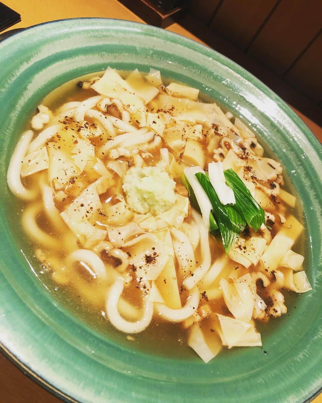 矢吹世奈のインスタグラム：「#つるとんたん#うどん#湯葉#大好き」