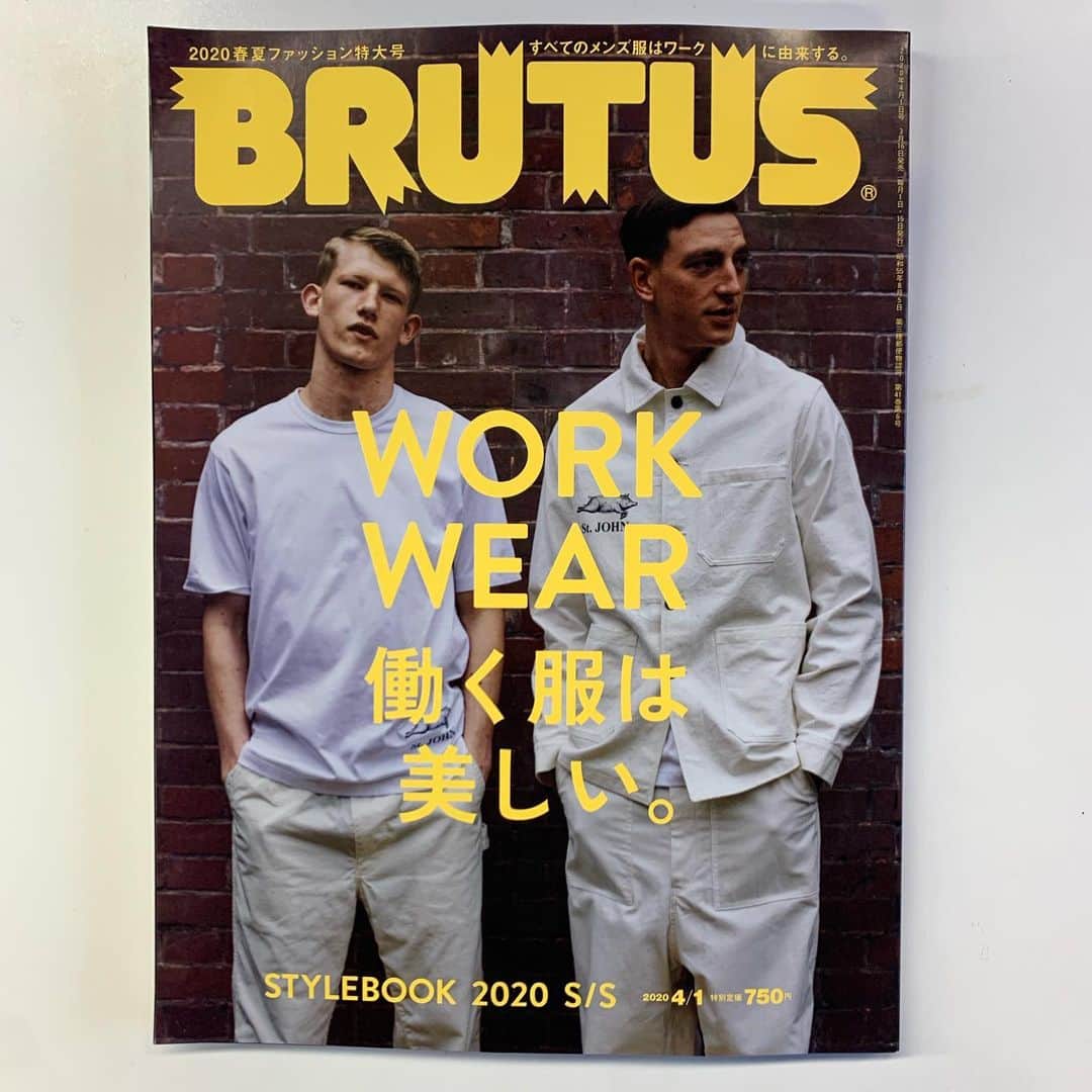 西田善太さんのインスタグラム写真 - (西田善太Instagram)「春夏スタイルブックは「ワークウェア」。メンズファッションの多くはワークウェア由来ではないか、と始まる特集です。  #WORKWEAR #働く服は美しい #BRUTUS」3月16日 17時26分 - zentanishida