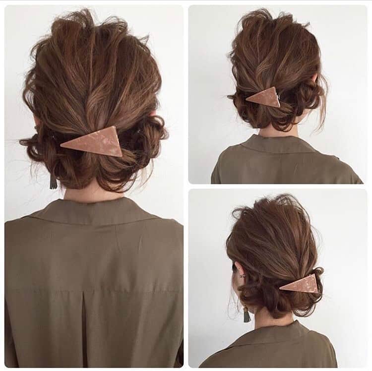 Locariのインスタグラム：「【オフィスルックはヘアスタイルで差をつけよう！“お仕事ヘア”５Days】 Photo by @kasumi0829 さん . . . #ヘアー#ヘアーアレンジ#ヘアースタイル#簡単アレンジ#ヘアーカット」
