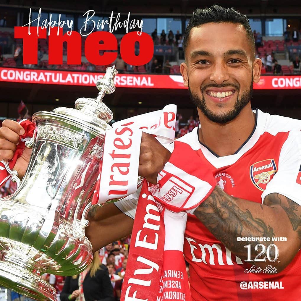 アーセナルFCさんのインスタグラム写真 - (アーセナルFCInstagram)「Always a Gunner. And that will never change. ❤️⠀ ⠀ Happy birthday to you, Theo! 🎈⠀ ⠀ #Walcott #arsenal #afc #birthday #england #coyg #gunners」3月16日 20時30分 - arsenal