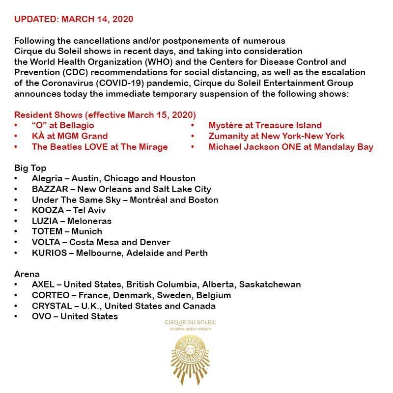 マリッサ・キングさんのインスタグラム写真 - (マリッサ・キングInstagram)「It’s been hard to digest what’s happening in the world right now and the impact it’s having on so many people and industries. Everything escalated so quickly too. Alegria and pretty much every Cirque show has closed until further notice. I’m so incredibly sorry to all the beautiful people we were due to perform for in Houston, Austin and Chicago. I’ve decided to stay in Houston until all the travel madness has calmed down. I hope to see some friends while I’m here and have down time! I also hope I can make it back to Europe at some point.. Everyone take care and stay healthy (oh and remember, hands.. soap.. water.. scrub 🧼💁🏻‍♀️😁) xox • #cirquedusoleil #alegria #bigtop #cirqueway #sadtimes #coronavirus #covid19 #alegriacirquedusoleil #showclose」3月16日 23時56分 - marissapking