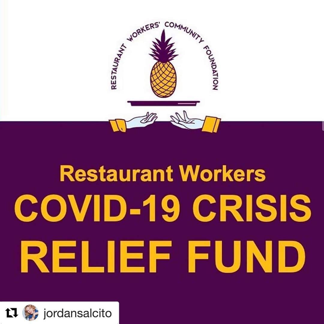 クレア・コフィーのインスタグラム：「#Repost @jordansalcito ・・・ Much is unknown and we are in uncertain times.  Our hearts break for the restaurant owners who are closing their doors and employees who are unsure of how they will make a living these coming weeks.  At @drinkramona, we are working from home and ordering delivery in support of our local restaurants.  More significantly, we will be donating $3,734.40,  the average monthly salary of a server in a New York City restaurant according to a recent survey from New York City Hospitality Alliance, to the Restaurant Worker's COVID-19 Crisis Relief Fund (@rwcfnyc). As a small business with our roots in NYC, we feel its more important now than ever to support our local hospitality community. We encourage anyone who is able to join us in this effort to consider contributing to this fund.」