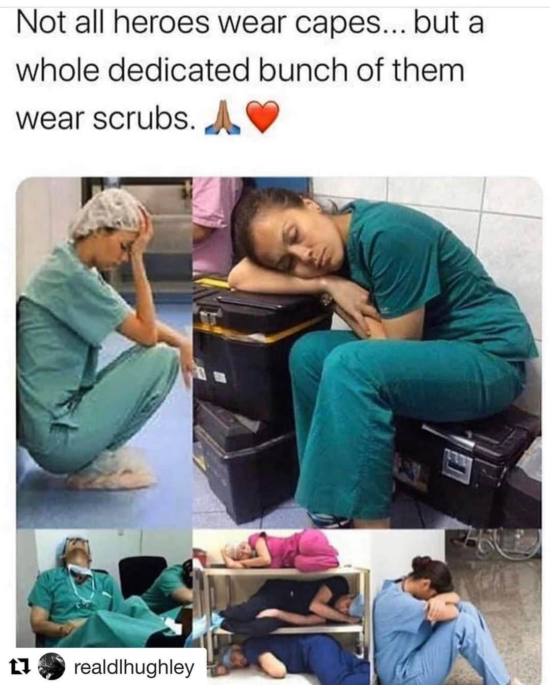 マイケル・トレイナーさんのインスタグラム写真 - (マイケル・トレイナーInstagram)「Thankful and inspired by the care and grit and resilience of our Scrubs wearing heroes.  If you are able, practice #SocialDistancing and lighten the burden on those fighting on the front lines of this pandemic.  #Repost @realdlhughley with @get_repost ・・・ #SALUTE to all the #HEROES IN SCRUBS OUT THERE ON TGE FRONT LINES PUTTING THEIR OWN HEALTH AT RISK TO SAVE THE LIVES OF THE MASSES🙏🏾❤️💯 #TeamDL #nurses #doctors #ems #respiratorytherapist #medicalstaff #angelsonearth #godswork」3月17日 1時57分 - traynorland