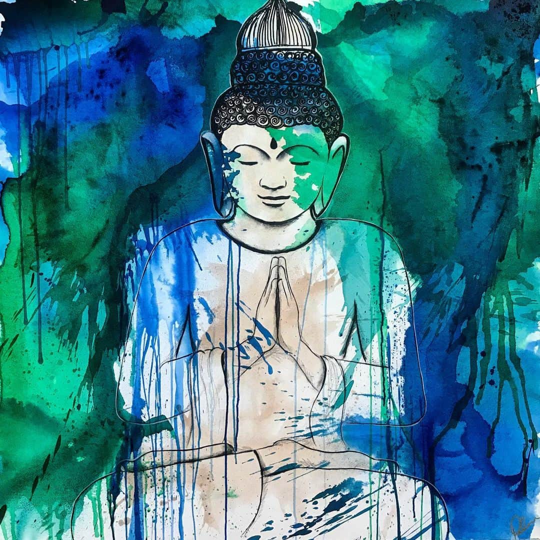 ブリトニー・パーマーさんのインスタグラム写真 - (ブリトニー・パーマーInstagram)「Hope is the one thing that is stronger than fear. #Buddha @brittneypalmerart #brittneypalmerart」3月17日 4時10分 - brittneypalmer