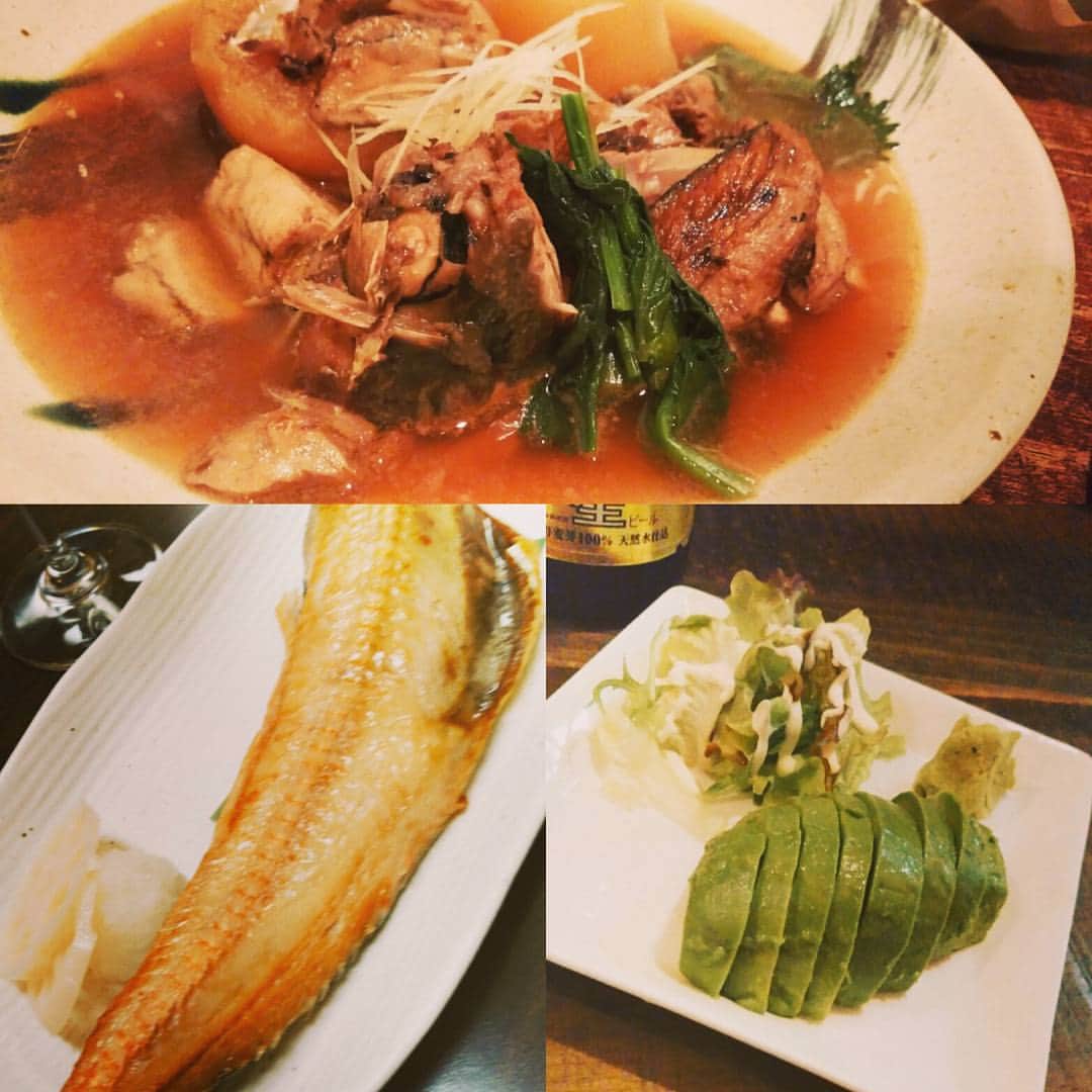 のインスタグラム：「最高の肴でした🍷✨ホッケとアボカドは私の大好物です😋」