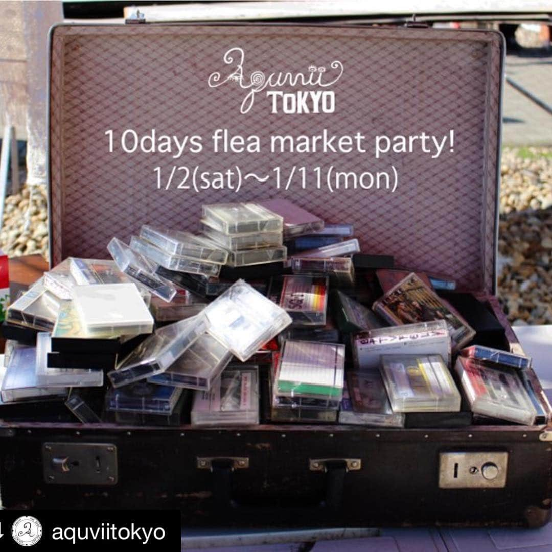 代官山Aquviiのインスタグラム：「#Repost @aquviitokyo with @repostapp. ・・・ 【10days flea market party!! @ AquviiTOKYO】 1/2(SAT)〜1/11(MON)  来る2016年１月11日をもちまして 2店舗目でありました渋谷AquviiTOKYOを閉店させて頂く事となりました！  これまでお世話になった皆様に感謝の気持ちをお伝えすべく、 ”10日間入れ替わり方式”の〈10days flea market party!!〉を開催致します。  1/2(SAT)〜1/11(MON)のcloseまでの10日間、 AquviiTOKYOと関連の深いブランドやSHOPが1日２〜３組代わるがわる登場し、フリーマーケットを行います。 なんでもアリの10日間！！なにが出るかは当日までのお楽しみ〜！！ 最後までAquviiらしく、みなさまと楽しく迎えたい！！ わいわいがやがや、お待ちしております。 〈参加ブランド&SHOP〉 鳥羽史仁/大山美鈴/KINSELLA/アリちゃん/katsumata hideyuki/HAMADARAKA/UN©!!/sussus./山本りさ子/poem by rabbit/Jackson Niche/an/eddy/aokiyuri/planet opera theater/THE MIX/TEPPEN/nono/エチラオチラ/etc… ※1/2,1/3は営業時間を12:00〜18:00とさせて頂きます。  #Aquvii #AquviiTOKYO」