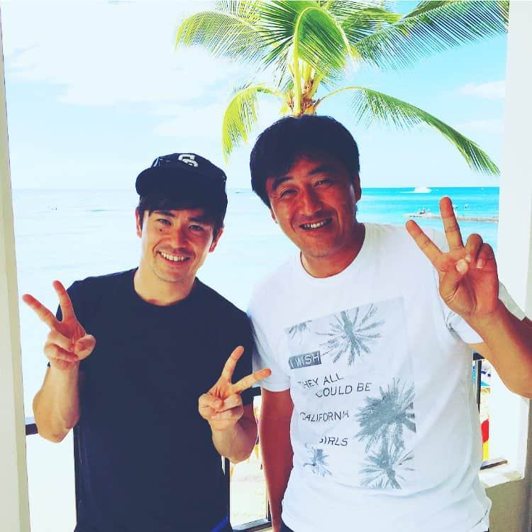 藤森慎吾さんのインスタグラム写真 - (藤森慎吾Instagram)「有名人パート1 石井一久さん #あワイハーです #ヒゲ伸びた」1月3日 10時42分 - fujimori_shingo0317