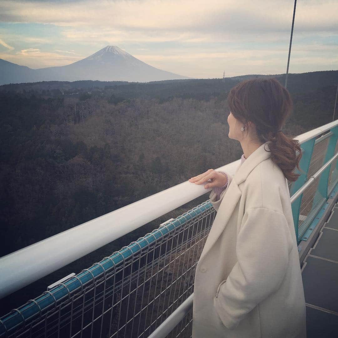 秋元玲奈さんのインスタグラム写真 - (秋元玲奈Instagram)「富士山✨✨ #吊橋からの絶景 #お正月に #素敵な景色 #幸せだなー #富士山」1月3日 16時28分 - rena_akimoto