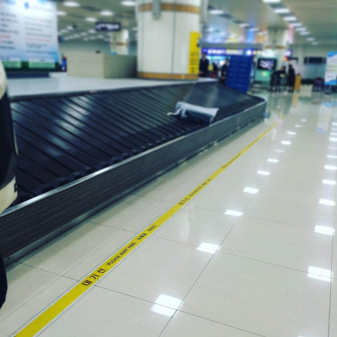 株式会社 颯美建設のインスタグラム：「#荷物待ち #金浦空港到着」