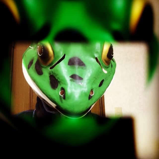 石丸奈菜美のインスタグラム：「🐸」