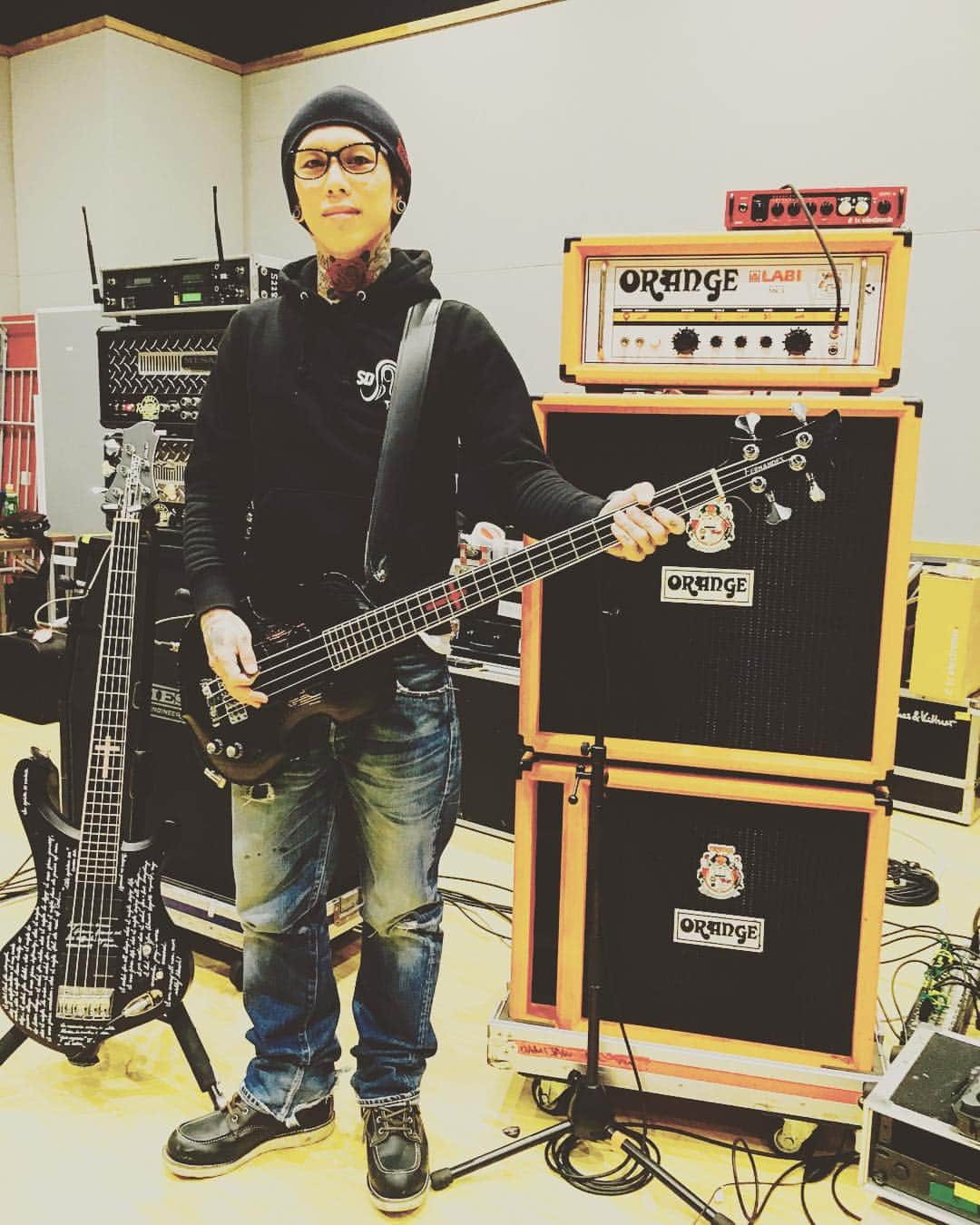 ka-yuさんのインスタグラム写真 - (ka-yuInstagram)「DAMILAND RH #bass #orangeamplifiers」1月14日 13時20分 - kayu_hamc_kofu