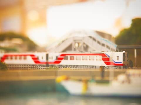 美森すずかのインスタグラム：「美森写真館～三陸鉄道模型～」