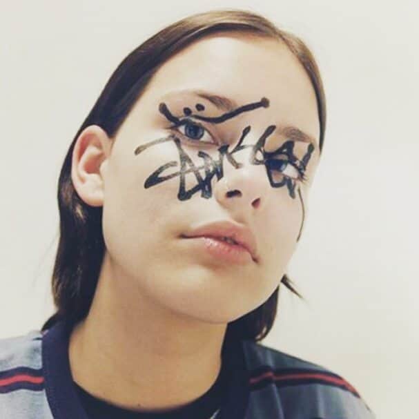 アディクトのインスタグラム：「Gonna get a face tattoo to show your brand some love? Check out who got an ADDICT stamp of loyalty in our latest blog post. Link in bio! #face #tattoo #streetwear」