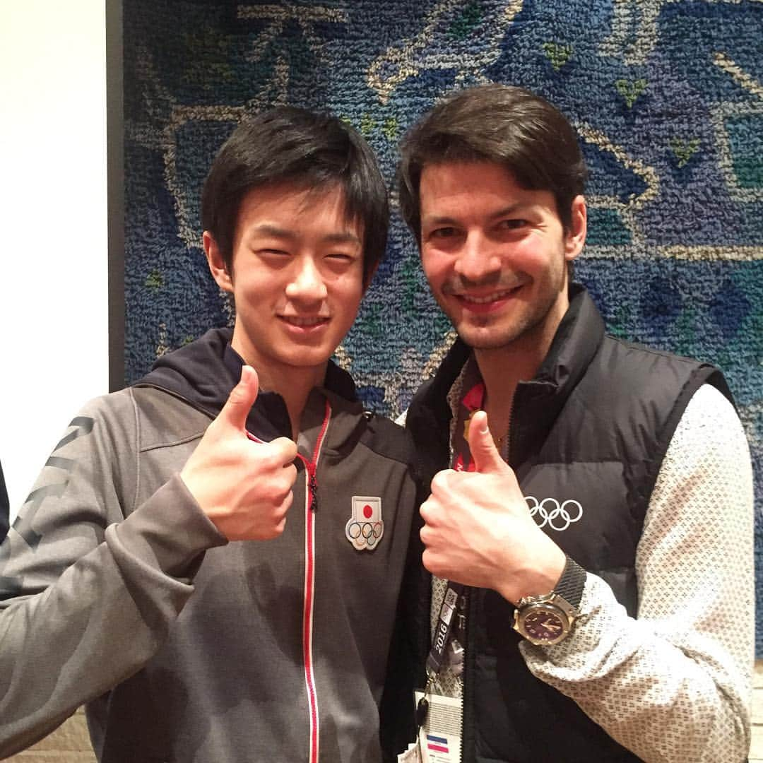 山本草太さんのインスタグラム写真 - (山本草太Instagram)「Thank you Stephane👍」2月17日 7時49分 - sota0110