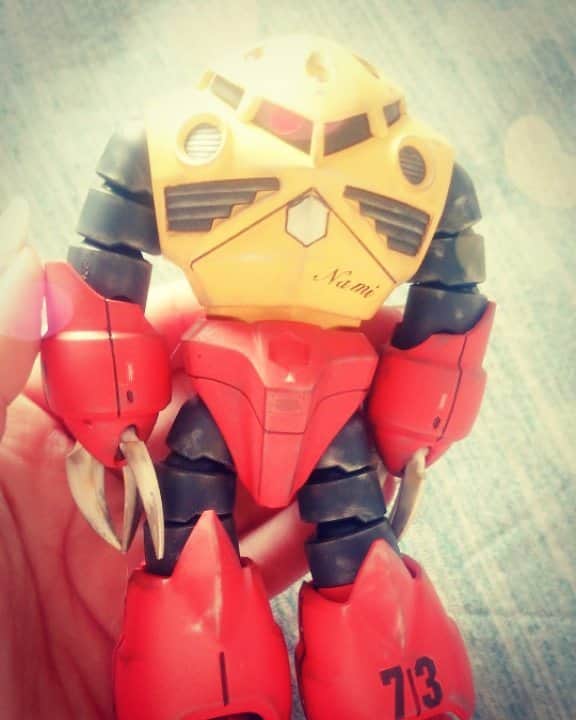 星野ナミのインスタグラム：「ホシノ大佐専用ズゴック✨✨✨ #ガンプラ  #ズゴック」
