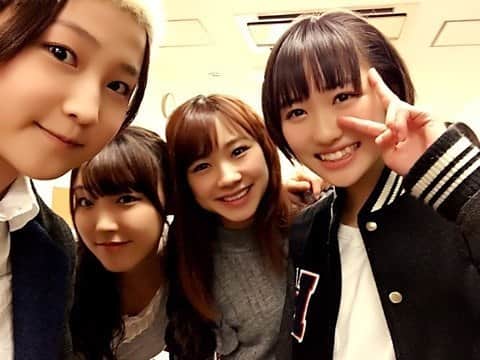 鞘師里保のインスタグラム：「Hi❗😍 --; #sayashiriho #morningmusume16 #fukumuramizuki #ishidaayumi #kudoharuka」