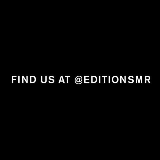 メリンダグロスのインスタグラム：「Find us @editionsmr」
