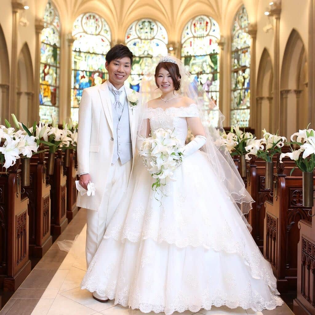 結婚しよう。プロジェクトさんのインスタグラム写真 - (結婚しよう。プロジェクトInstagram)「大聖堂での結婚式！  #結婚しよう #アートグレースウエディングスクエア #ストリングスホテル名古屋」2月19日 9時59分 - wedding_pj