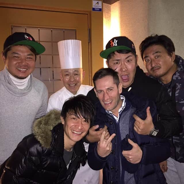 松田大作さんのインスタグラム写真 - (松田大作Instagram)「おいとー|(￣3￣)| 昨日は京都で食事をしてきました！めっちゃ美味しいビストロしま（≧∇≦） #ミルコデムーロ #大塚ゆうき #プロゴルファー #naminoriboy #けんけん #ヒロミチ  #ビストロしま」2月19日 13時57分 - daisaku.matsuda