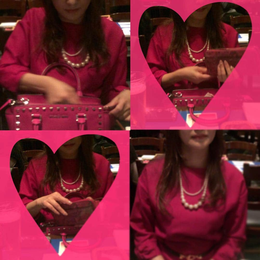 奈々子さんのインスタグラム写真 - (奈々子Instagram)「先日、ママとコッヒーのLIVEへ…♪ ママがワンピもバッグもお財布もピンクでした…🎀 #ピンク #ママを隠し撮り #小比類巻かほる #kohhy #ブルーノート #michaelkors」1月29日 5時56分 - nanako__official