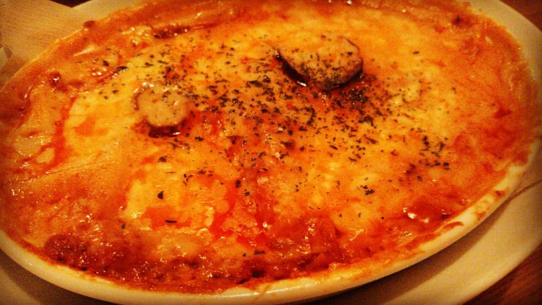 星野ナミのインスタグラム：「ラザニア美味しかった🍴✨ #バンゴハン」