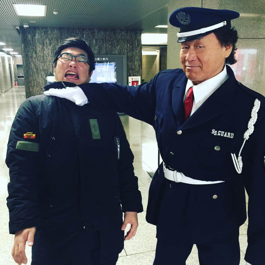 松尾諭のインスタグラム：「天龍源一郎さまより、超一級の逆水平チョップいただきました！」